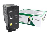 Lexmark - Yellow - original - toner cartridge LCCP, LRP - for Lexmark CS720de, CS720dte, CS725de, CS725dte, CX725de, CX725dhe, CX725dthe