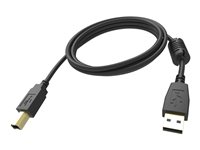 Vision Professional USB 2.0 USB-kabel 3m Sort