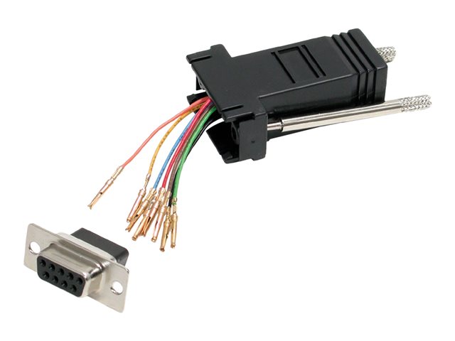 Image of StarTech.com DB9 to RJ45 Modular Adapter - F/F - Serial adapter - DB-9 (F) to RJ-45 (F) - GC98FF - serial adapter - DB-9 to RJ-45