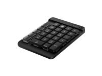 HP 430 - Keypad - 9 programmable keys, low profile key travel, swappable keycaps with stickers - wireless - Bluetooth 5.3 - US - jack black