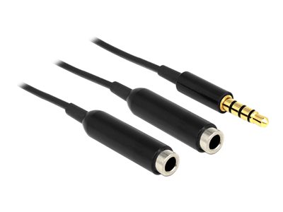 Delock 65575, Audiokabel, DELOCK Klinkekabel 3,5mm -> 2x 65575 (BILD1)