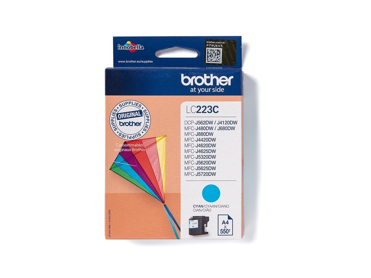 An image of Brother LC223C - cyan - original - ink cartridge