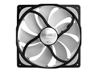 Noiseblocker NB-eLoop B14-PS Fan 1-pack Sort Hvid 140 mm