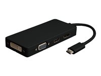 MicroConnect Videointerfaceomformer DisplayPort / HDMI / DVI / VGA Sort