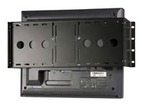 StarTech.com 4U Universal VESA LCD Monitor Mounting Bracket for 19-inch Rack or Cabinet - TAA Compliant - Cold-Pressed Steel Bracket (RKLCDBK) Monteringssæt LCD display 19'