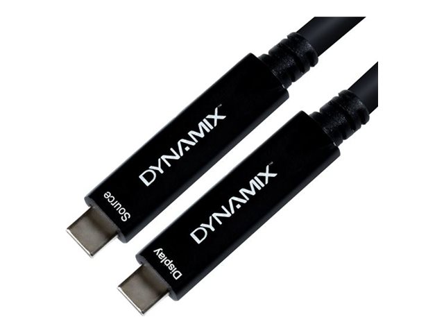 Dynamix USB-C cable 24 pin USB-C to 24 pin USB-C 10 Product shot Right-angle 79400