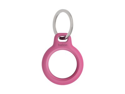 BELKIN AirTag Holder with Keyring Pink