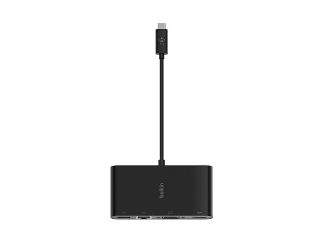 Belkin CONNECT adaptateur multiport - USB-C - VGA, HDMI - 1GbE