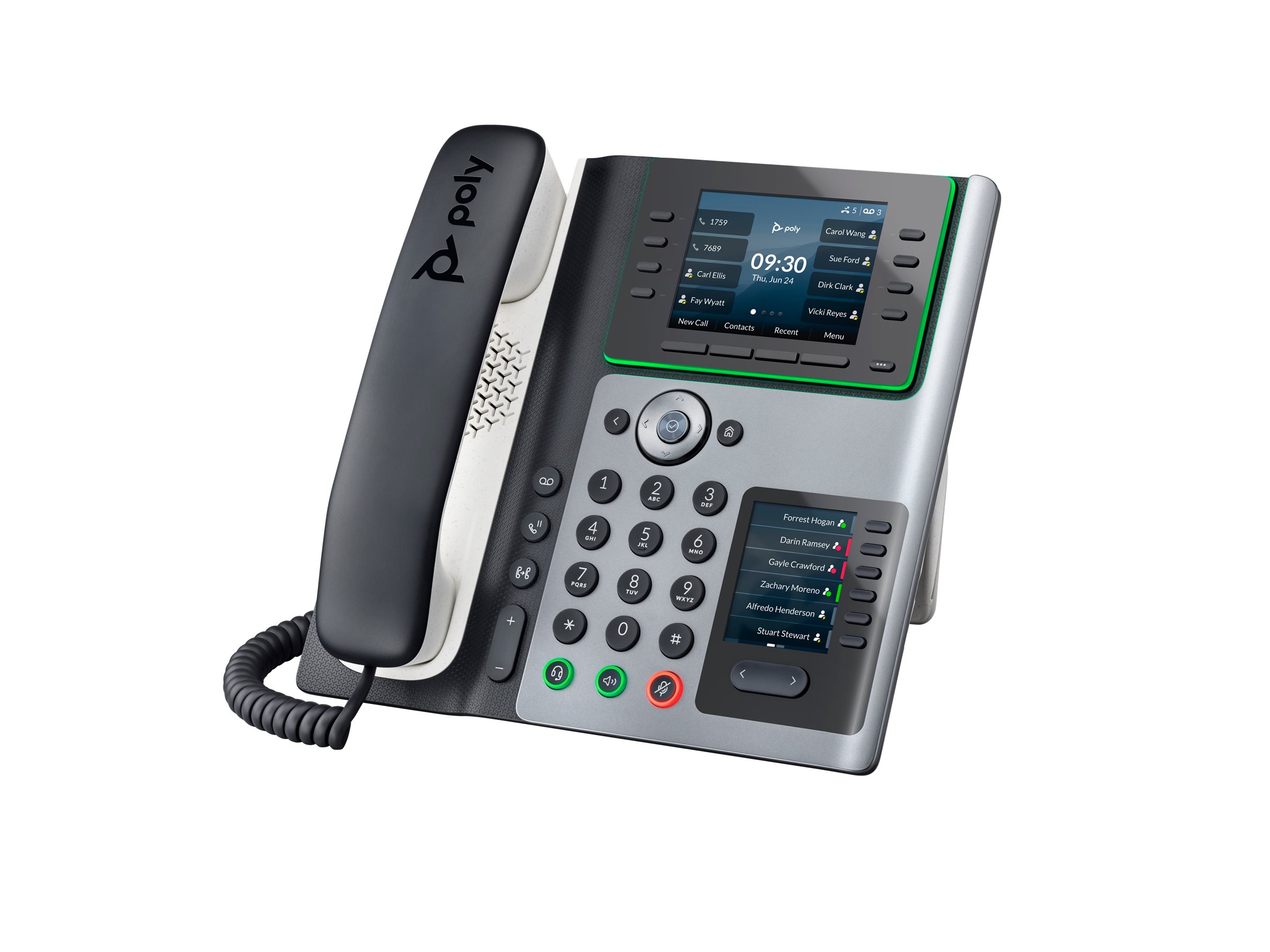 Poly Edge E450 - VoIP phone with caller ID/call waiting
