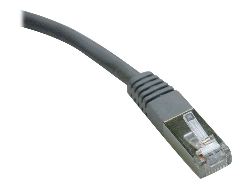 Tripp Lite 10ft Cat6 Gigabit Molded Shielded Patch Cable STP RJ45 M/M Gray 10'