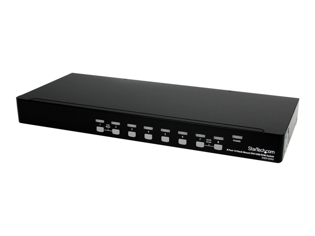 StarTech .com Commutateur écran clavier souris USB montable en rack