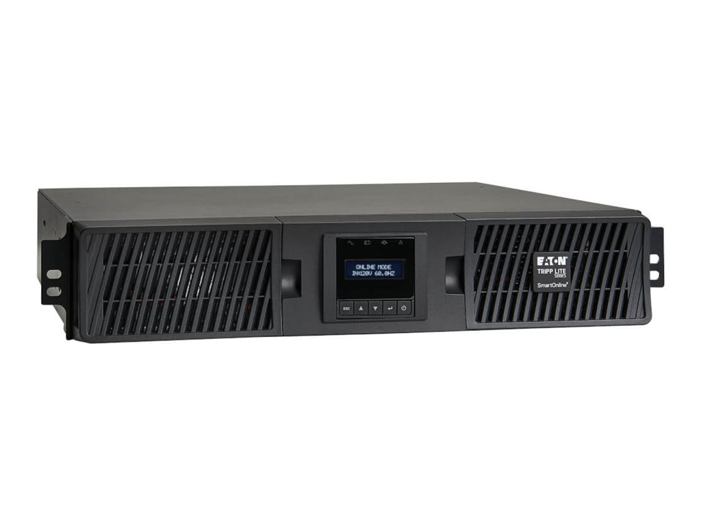 Eaton Tripp Lite Series SmartOnline UPS Smart Online 1500VA 1350W 120V Sine Wave 8 Outlets Ext Run LCD USB DB9 2U TAA