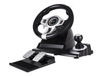 Tracer Roadster 4 in 1 Sæt med rat, pedaler og håndtag til gearskifte PC Sony PlayStation 3 Microsoft Xbox One Sony PlayStation 4