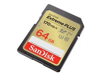 SanDisk Extreme PLUS SDXC 64GB 170MB/s