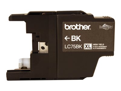 Lc75bk Brother LC75BK XL - A rendement eleve - noir - original - cartouche d ...
