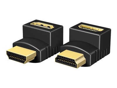 HDMI Adapter IcyBox HDMI Typ A -> HDMI Typ A St/Bu 90° (b)