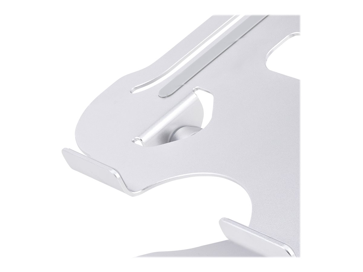 StarTech.com Laptop Stand for Desk, Ergonomic Laptop Stand Adjustable Height, Aluminum, Portable, Supports up to 22lb (10kg), Foldable Laptop Holder for Desk - Angled Notebook Computer Riser/Lift (ADJ-LAPTOP-RISER) - stojánek na notebook – foto 6