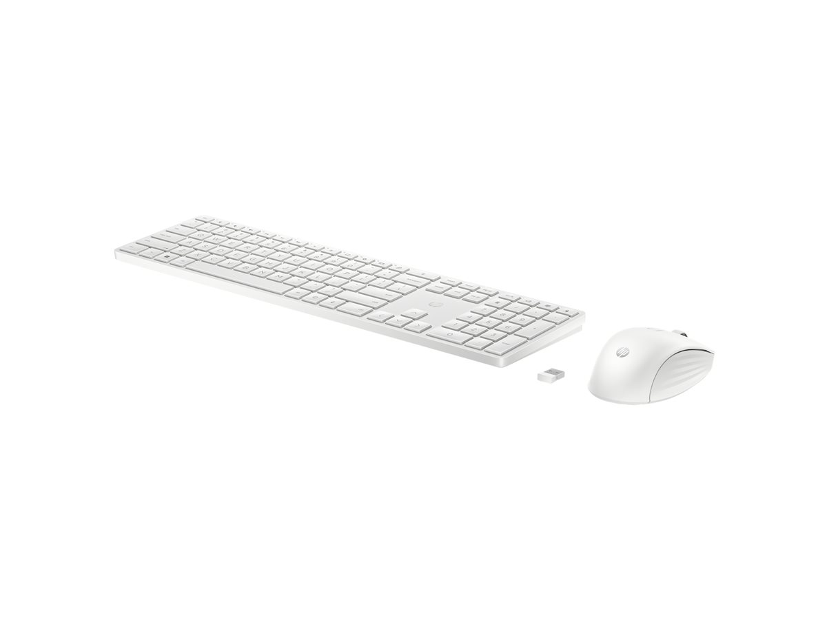 655 Wireless KB/MSE Combo WHT