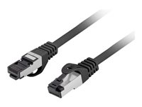 Lanberg CAT 8.1 S/FTP 1m Patchkabel Sort