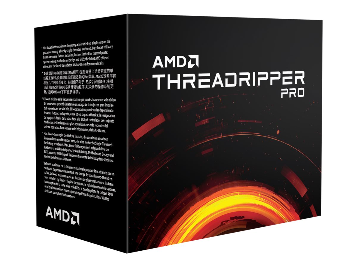 thumbnail image 2 of AMD Ryzen Threadripper PRO 9000 9965WX Tetracosa-core (24 Core) 4.20 GHz Processor, Box 2 of 10
