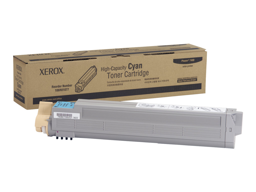 XEROX CARTOUCHE TONER CYAN HAUT