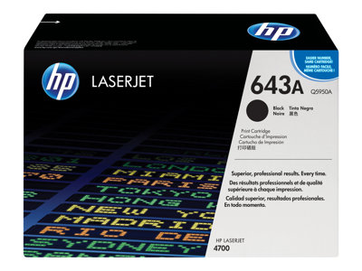 HP Black Toner Cartridge for CLJ 4700 Series 11,000 pages