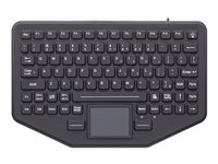 iKey SkinnyBoard SB-87-TP-M Keyboard with touchpad backlit USB Canadian F