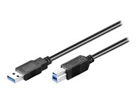 goobay USB 3.0 USB-kabel 25cm Sort
