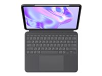 Logitech Combo Touch Tastatur og folio-kasse Saks Ja Kablet Schweizisk Apple 11-inch iPad Pro (M4)
