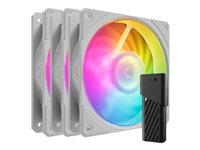 Cooler Master Mobius 120P ARGB Etuiblæsersæt 1-pack Hvid 120 mm