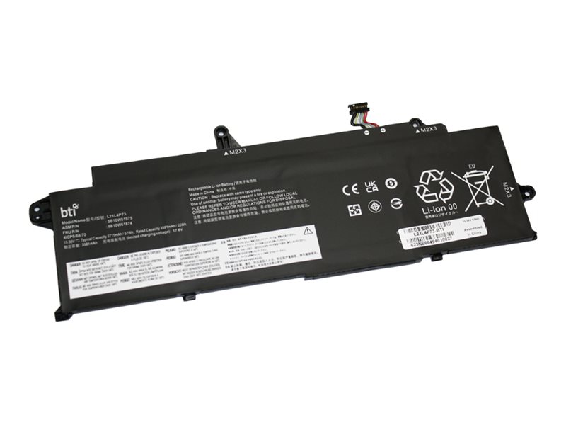 BTI - Notebook battery (equivalent to: Lenovo L21L4P73, Lenovo SB10W51975, Lenovo 5B10W51874, Lenovo 5B10W51876, Lenovo 5B10W51877, Lenovo L21B4P71)