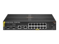 HPE Aruba 6100 12G Class4 PoE 2G/2SFP+ 139W Switch - switch - 16 ports - Managed - rack-mountable