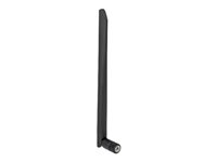 DeLOCK WLAN 802.11 ac/ax/a Antenna RP-SMA plug 5 dBi 20 cm omnidirectional tilt joint and flexible material Antenne 20cm Sort
