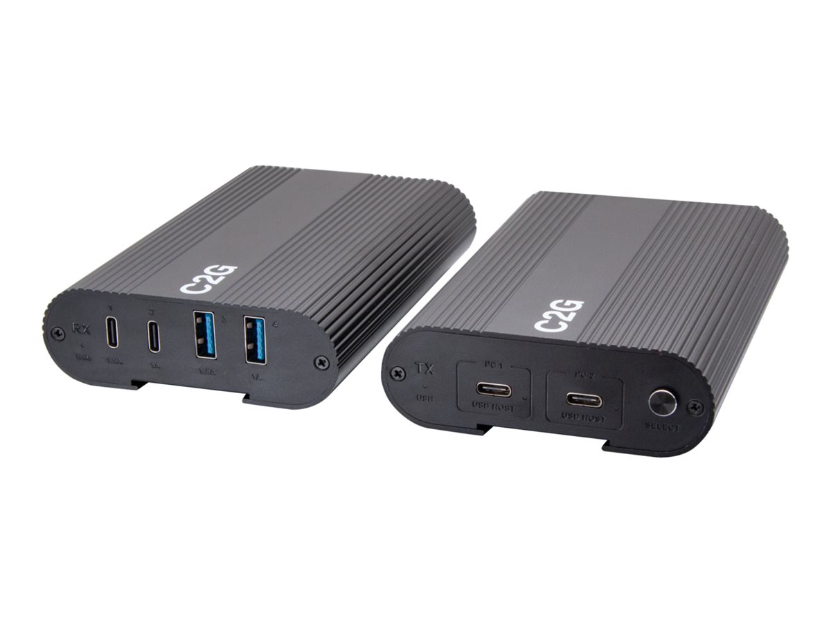 C2G Superbooster 2X4 USB Over Cat6a Extender Switch