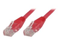 MicroConnect CAT 6 Ikke afskærmet parsnoet (UTP) 30cm Netværkskabel Rød