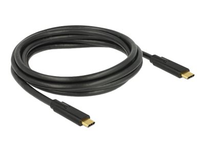 DELOCK Kabel USB 3.1 Gen1 C > C E-Marker 5A 2.0m schwarz - 85527
