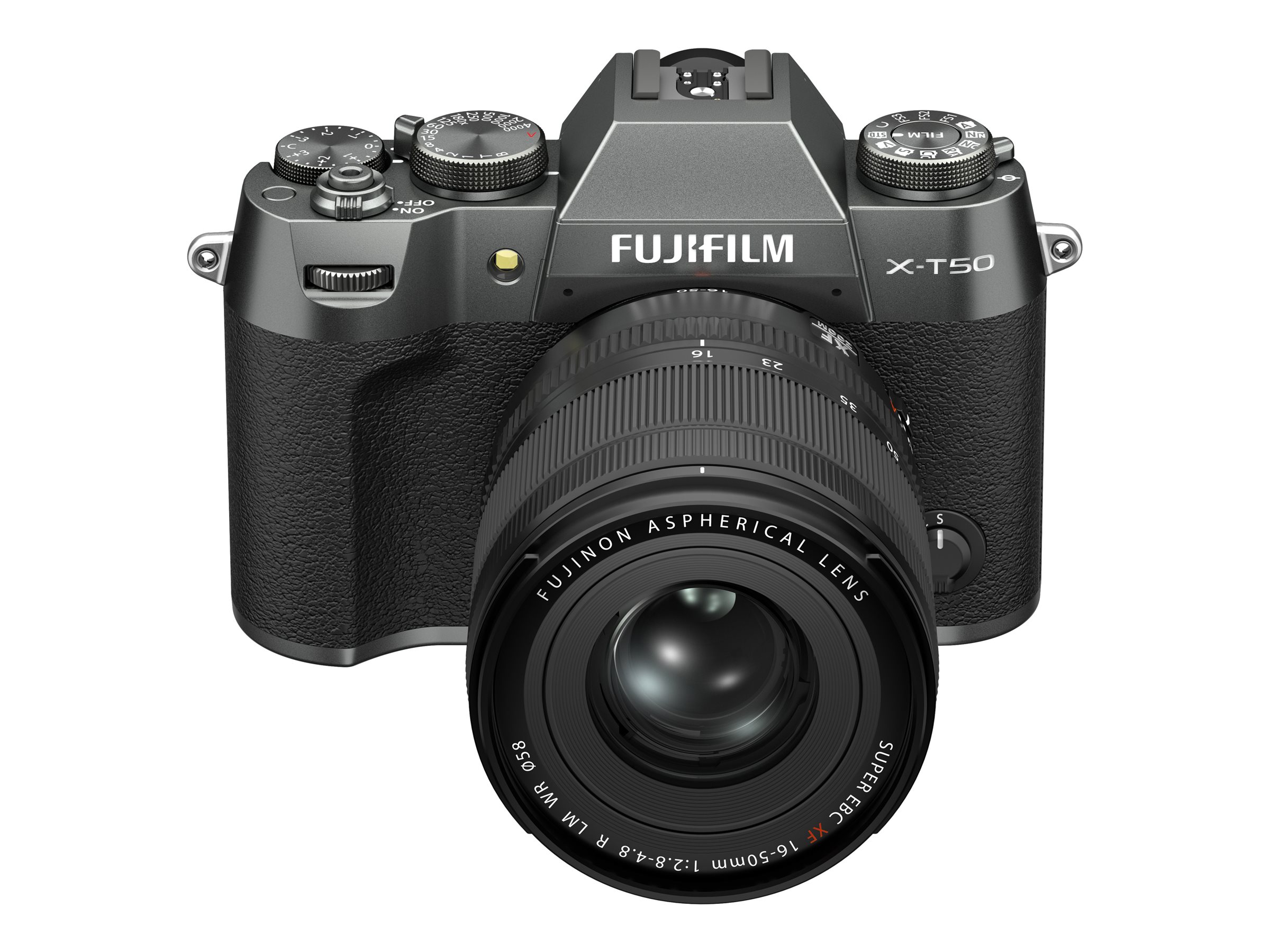 Fujifilm X Series X-T50 Mirrorless Digital Camera with XF 16-50mm R LM WR Lens - Charcoal Silver - 600024065