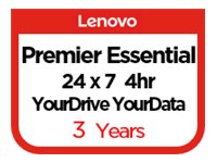 Lenovo Essential Service  YourDrive YourData  Premier Support Support opgradering 3år