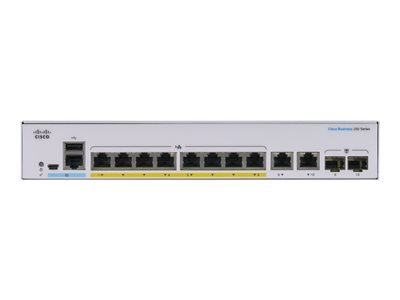 CISCO CBS250-8FP-E-2G-EU, Netzwerk Switch Webverwaltet,  (BILD1)
