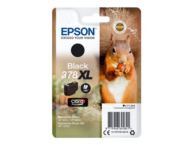 Image of Epson 378XL - XL - black - original - ink cartridge