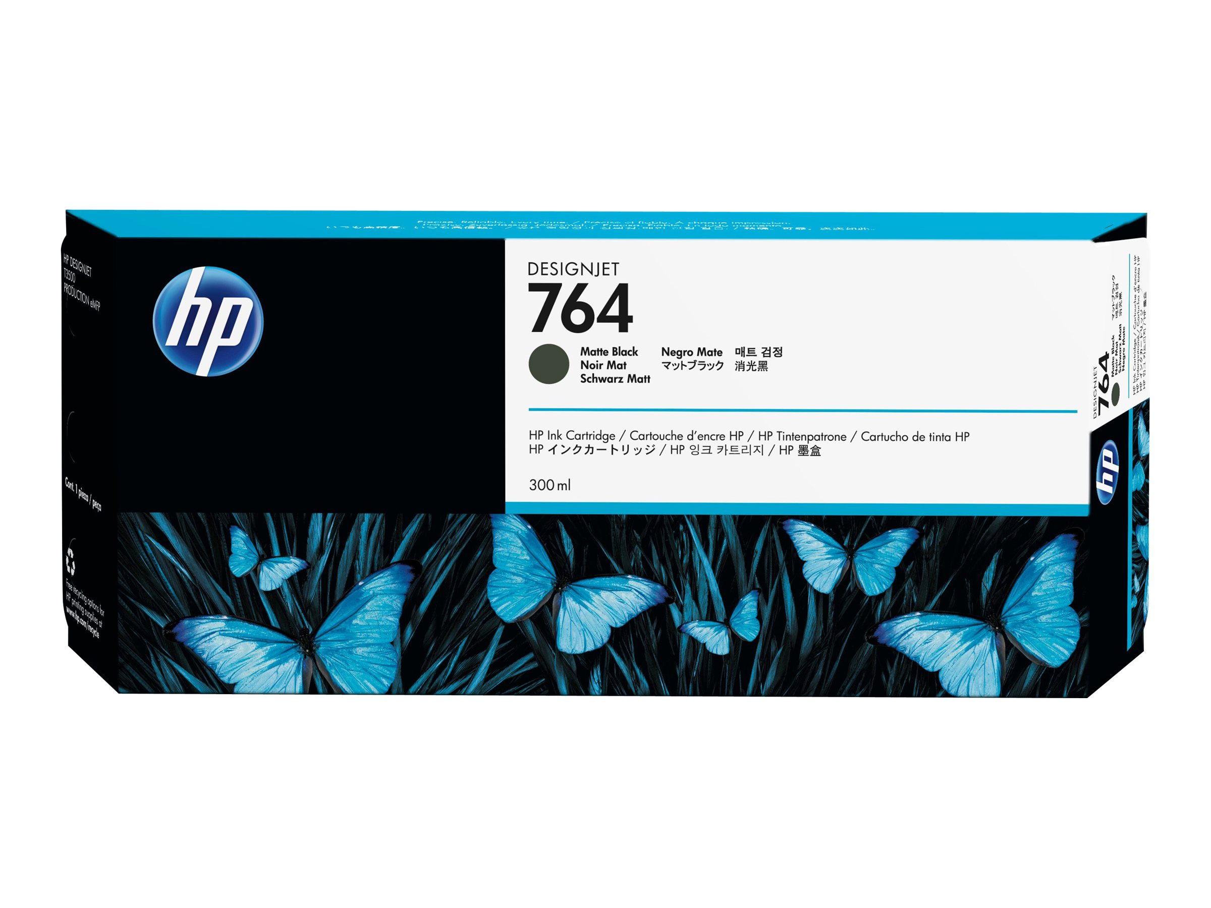 HP 764 - matte black - original - ink cartridge
