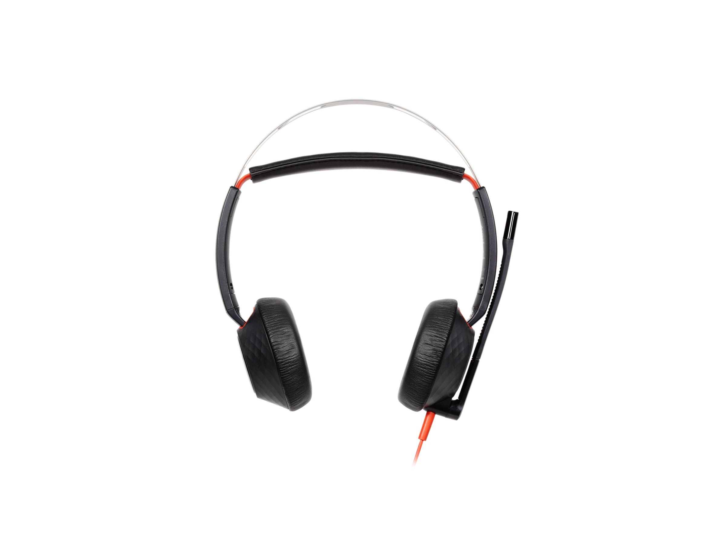 HP Poly Blackwire 5220 headset USB-C 3.5 mm jack Product shot Right-angle 80000