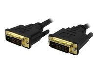 Comprehensive DVI cable dual link DVI-D (M) to DVI-D (M) 3 ft molded, thumbscrews -