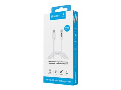 5705730136740 - SANDBERG USB-C-MicroUSB Charge Cable 1m