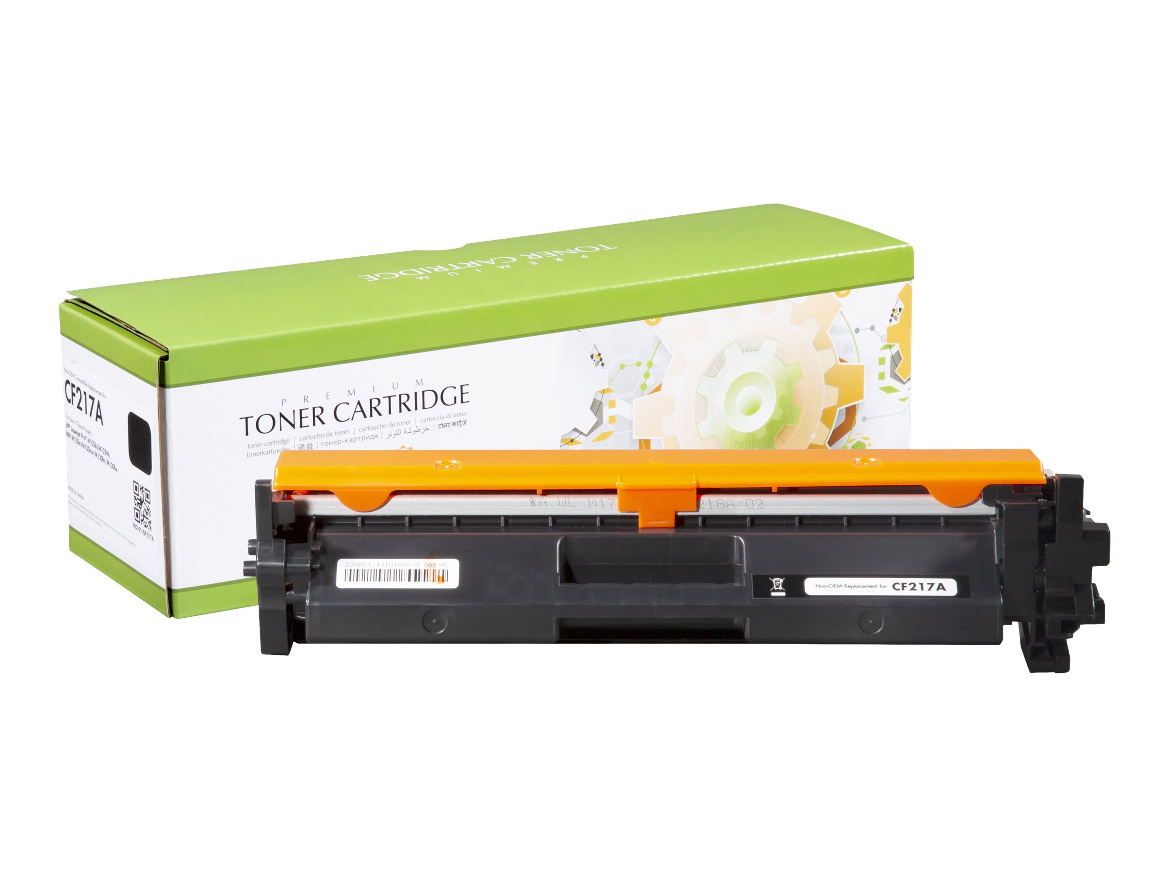 STATIC Toner cartridge compatible with HP CF217A black compatible 1.600 pages