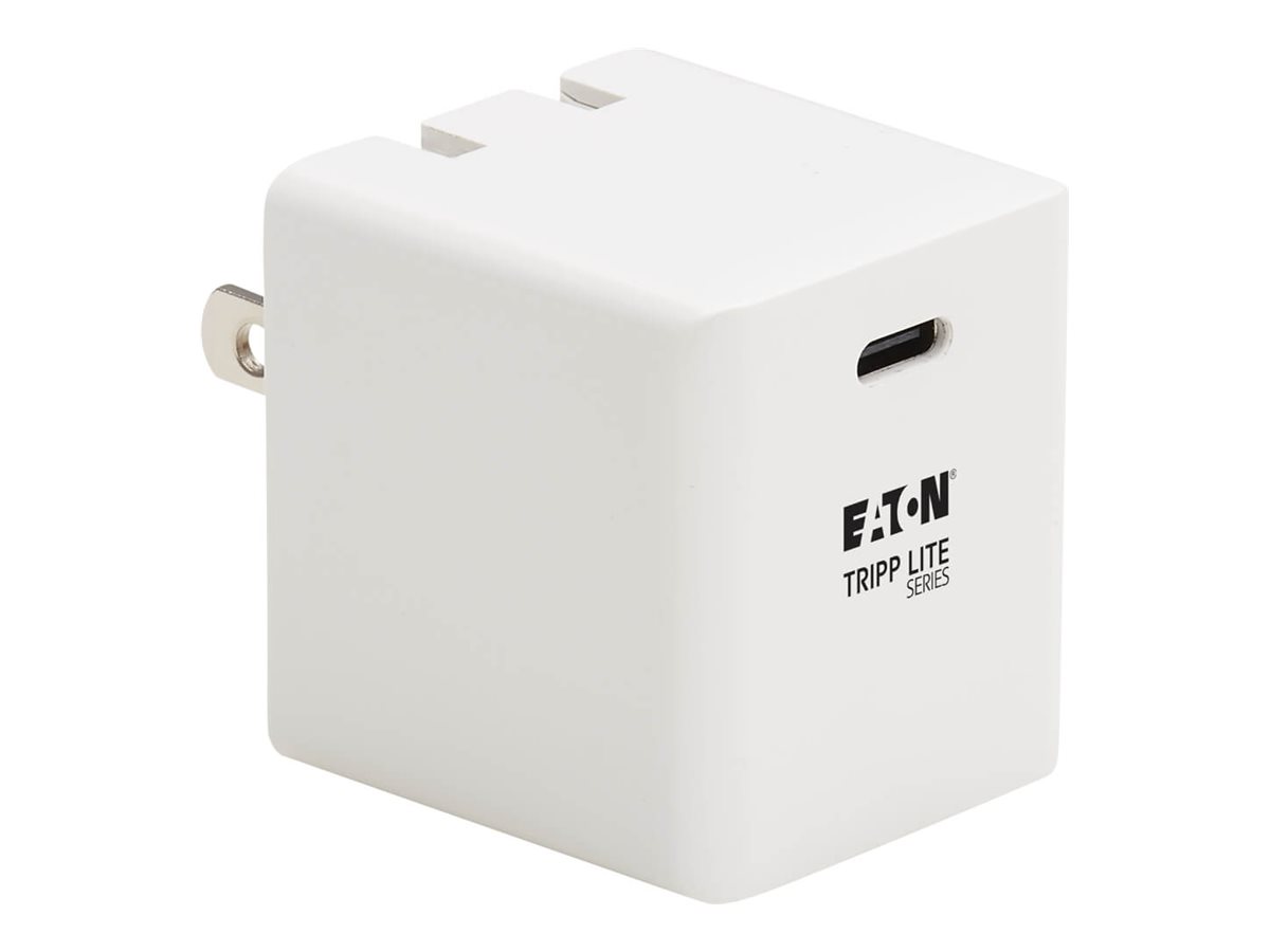 Tripp Lite USB C Wall Charger Compact 40W GaN Technology Power Delivery 3.0