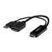 StarTech.com 4K 30Hz HDMI to DisplayPort Video Adapter w/ USB Power