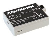 Ansmann A-Can LP-E 5 Kamerabatteri Litiumion 1000mAh