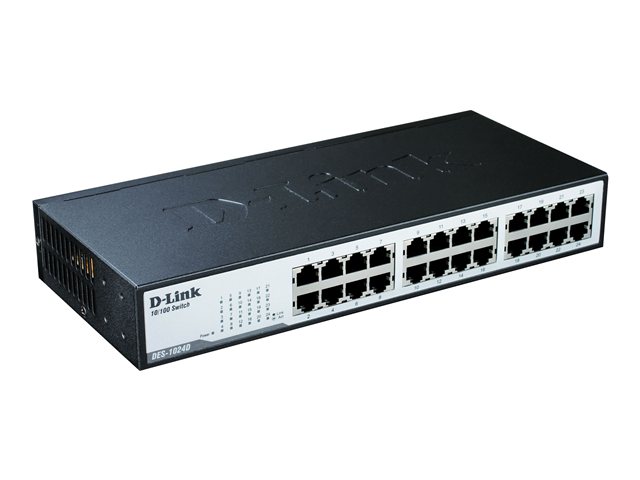 D-Link DES 1024D - switch - 24 ports - unmanaged - rack-mountable - DES ...