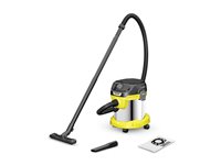 Kärcher KWD 2 S V-15/4/18 Støvsuger 220W Gul/sort/rustfrit stål